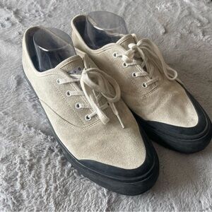 HUF suede Men's Shoes in Cream and Black skating shoes Duck style size 11